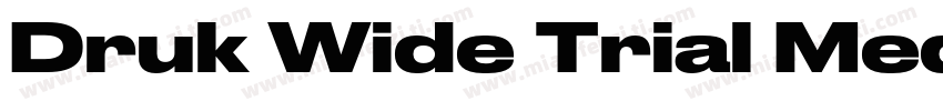 Druk Wide Trial Medium字体转换